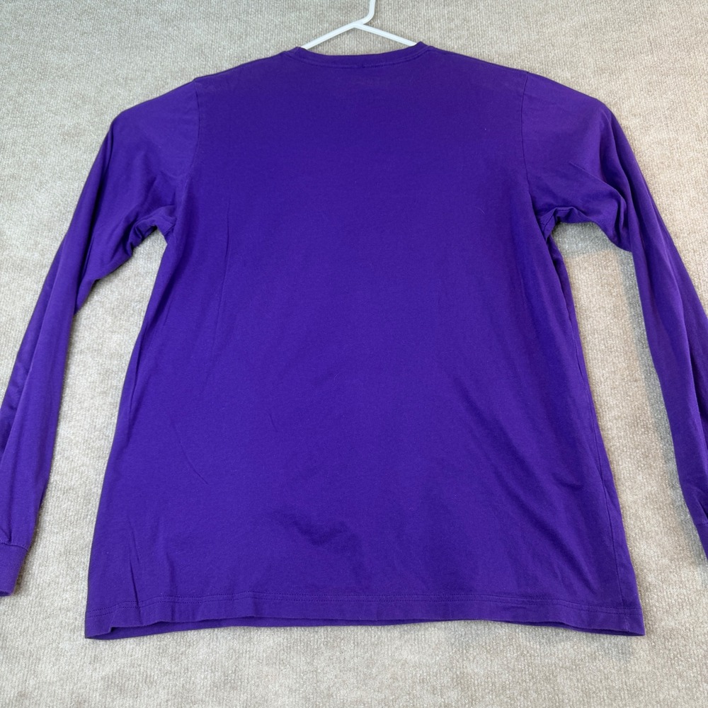 Utah Jazz Vintage Long Sleeve Shirt Purple Graphic Tee Mens XL NBA 1979 Est - Picture 6 of 12